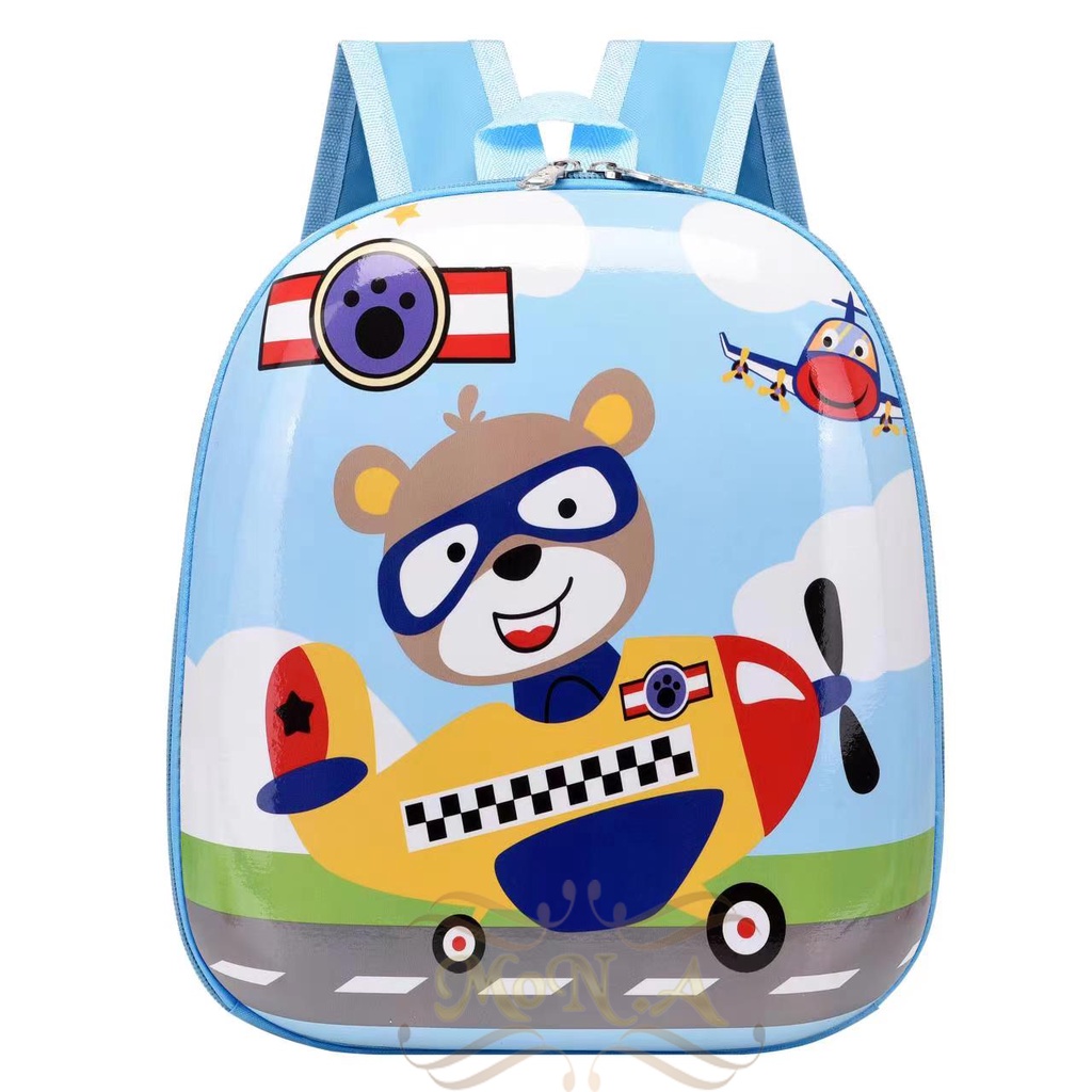 [M.TOYS] Tas Sekolah Anak Karakter lucu - Ransel Telur Sekolah Anak TK / PAUD M0172