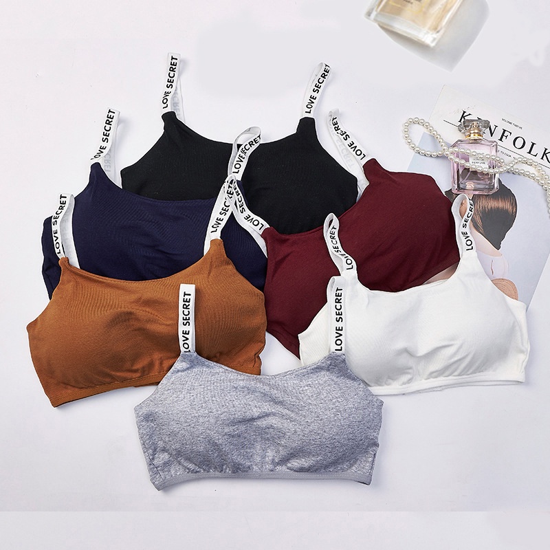 Pakaian dalam wanita bra sport seamless love secret bh with pad beha import Sport Bras