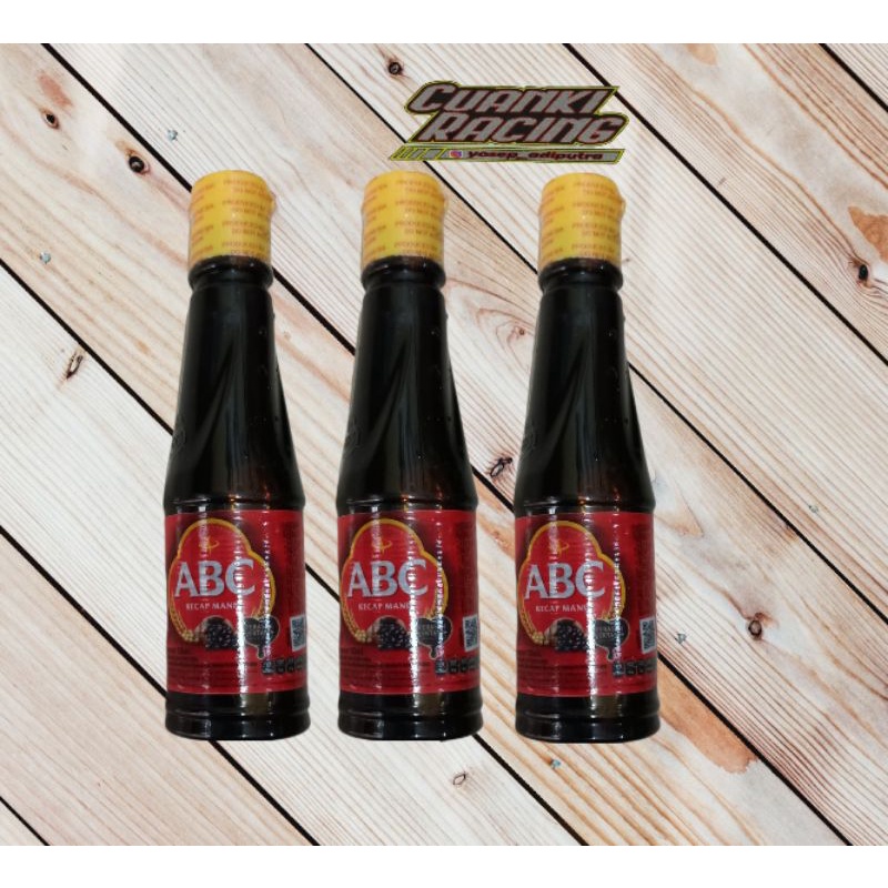 

Kecap Manis ABC Botol Kecil 135 ml Gula Aren Kedelai Hitam Gurih Bandung Cimahi Murah