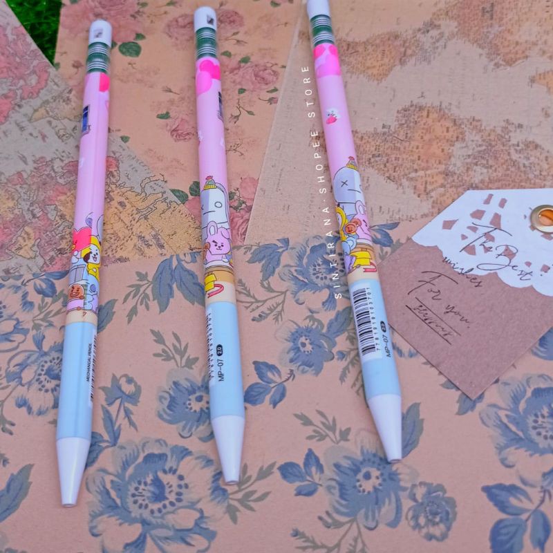 

Pensil Mekanik BTS BT21 PENCIL CETEK MECHANIC