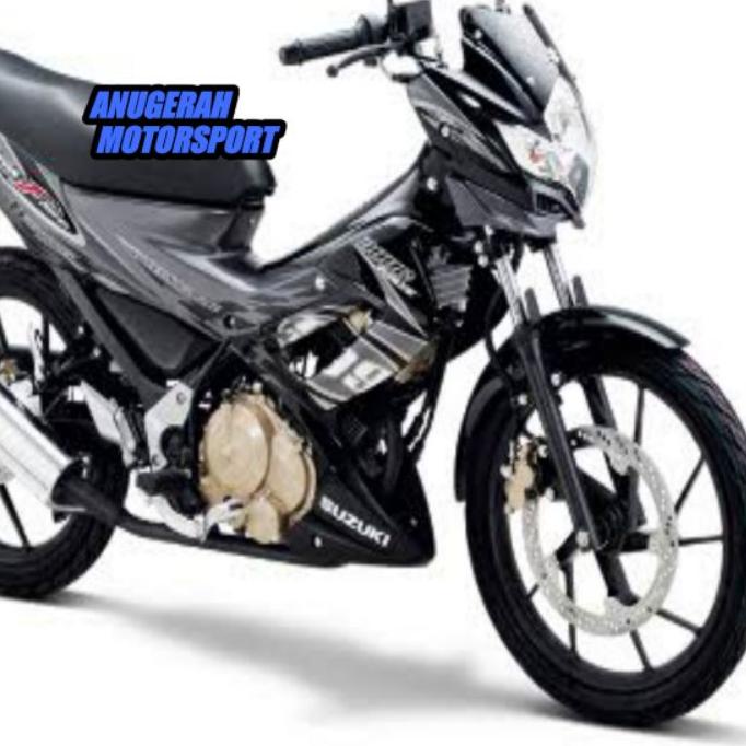 ➹ Striping Satria Fu hitam abu-abu 2012 2013 ✤