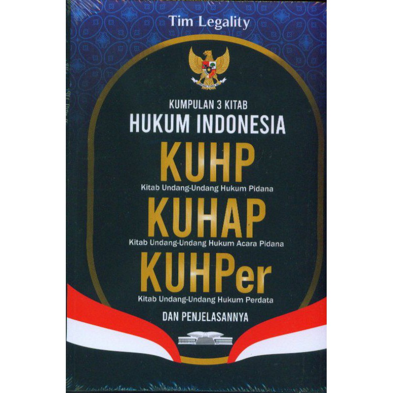 KUMPULAN 3 KITAB HUKUM INDONESIA KUHP,KUHAP,KUHper