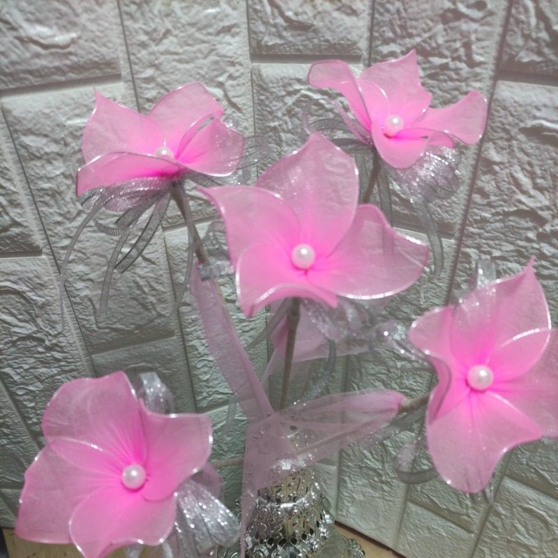 bunga telur,pokok telok, bunga tempat telur aqiqah, bunga telur pengantin, hiasan