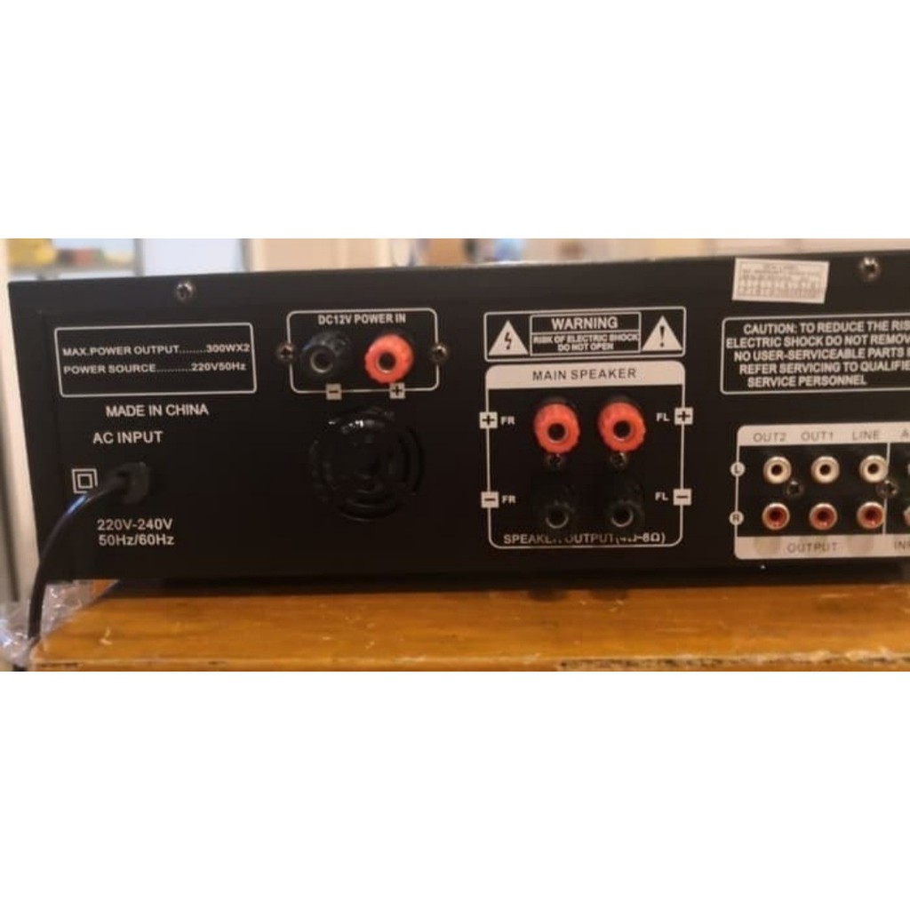Amplifier/Ampli Jack Rodwell Jr-369 Bluetooth Mp3 4 Mic