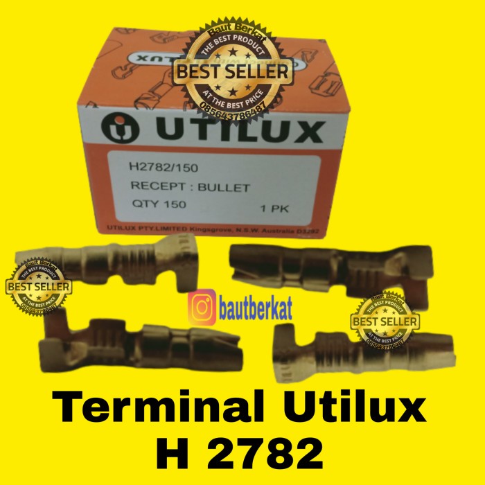 Produk Terbaru Terminal Utilux H2782 Skun Terminal Bulat Laki Male H2782 Utilux Laki