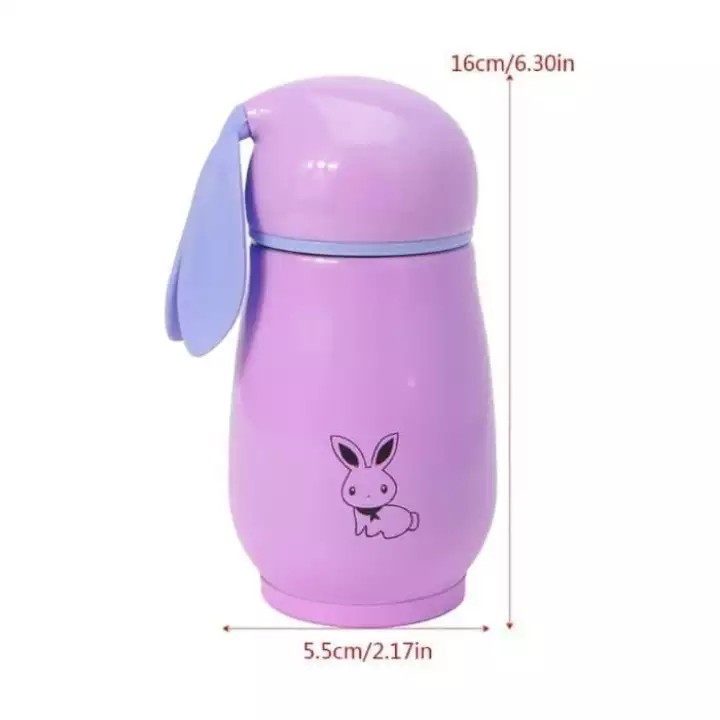 BOTOL MINUM MINI 300 ML TERMOS BAYI AIR PANAS Termos bayi  botol Minum Bayi stainless steel thermos Bunny