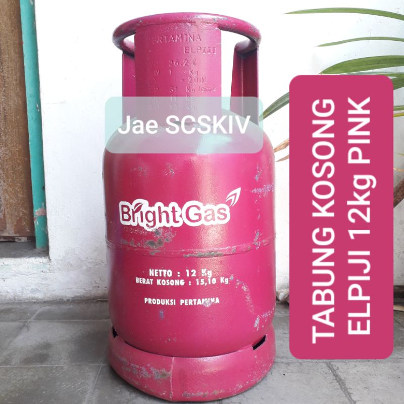 Jual Tabung Gas Lpg 12kg Kosongan Tabung Elpiji Pink 12kg Kosong Tabung Bright Gas Indonesia 