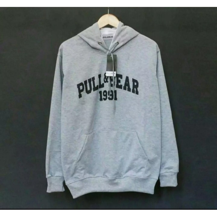 hoodie cowok sweater distro pull & bear abu abu