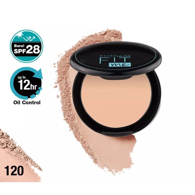 Maybelline Fit Me Oil Control Powder / Bedak 120 Classic Ivory