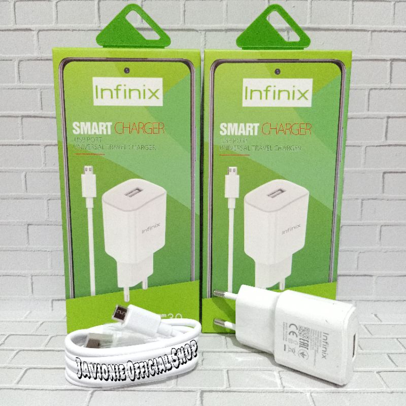 CHARGER CASAN CAS HP INFINIX HOT 9 PLAY ORIGINAL MICRO USB 10W 18W FAST CHARGING