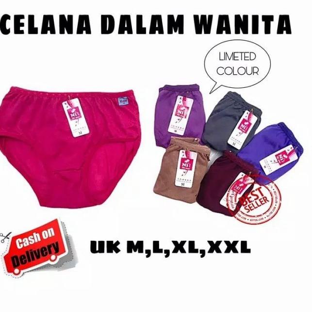 ✸ 1 LUSIN CELANA DALAM WANITA SEMPAK WANITA CAWET WANITA CD MURAH - M ™