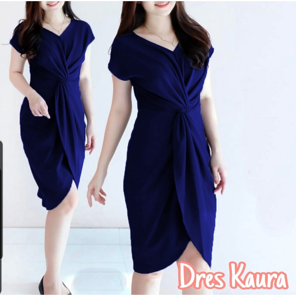 Toply shop Dres Korea aura LD 96 Cm Pjg 92 Cm