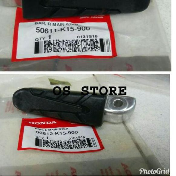 footstep depan cb150r cb 150 r ori hm 2bj kiri kanan