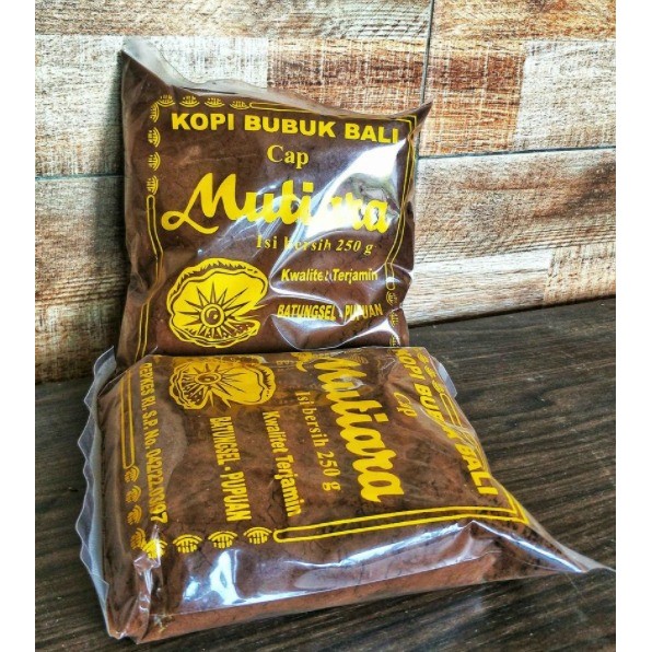 KOPI ROBUSTA BUBUK ASLI PUPUAN, BALI