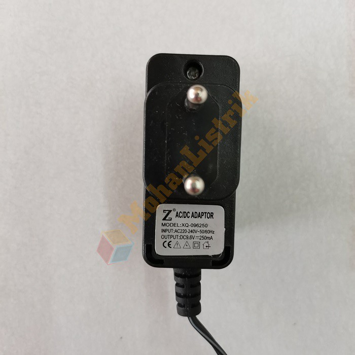 Charger Baterai DC 9.6V 250mA SM 2Pin Sparepart