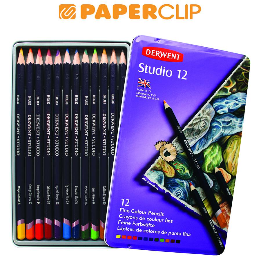 

PENSIL WARNA DERWENT SET STUDIO 12 COLOR 32196DW
