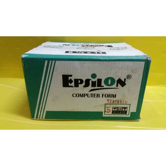 

Epsilon Continuous Form 9 1/2 x 11 5 Ply (K5) | Kertas Komputer