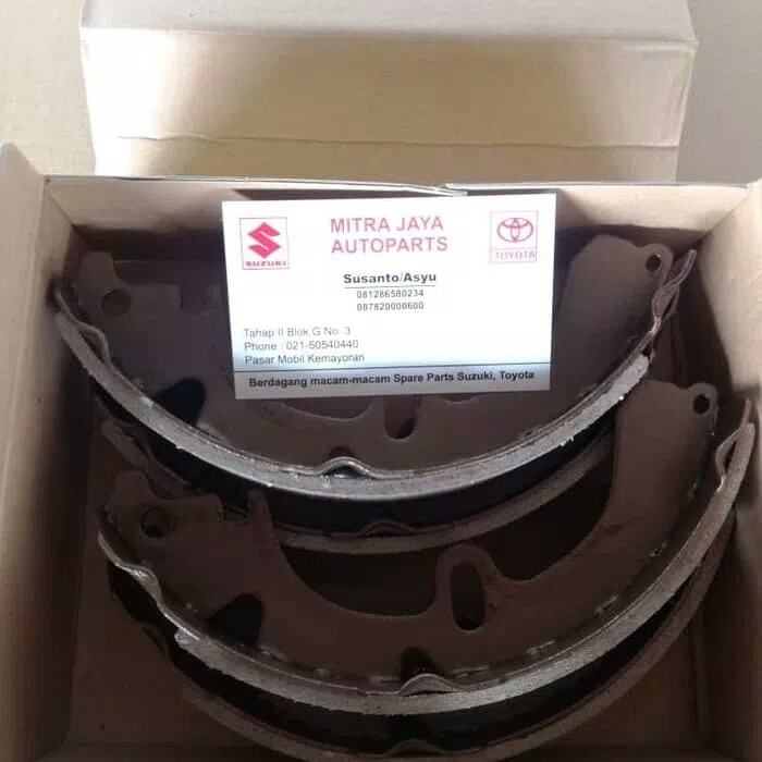 Kampas rem belakang Soluna Starlet