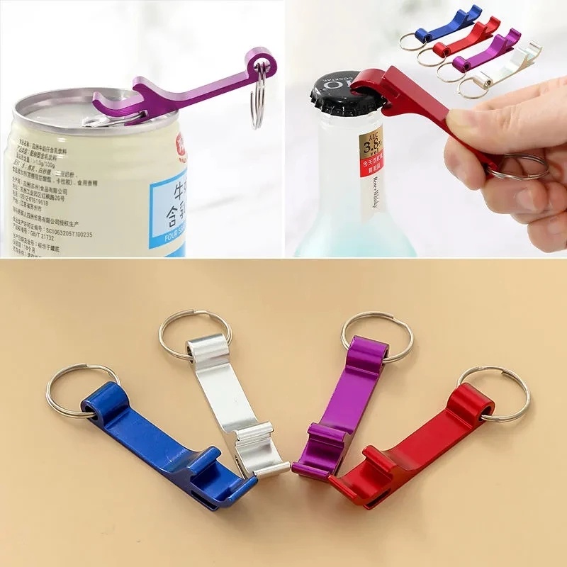 Portable Beer Opener Keychain / Mini Pocket Beverage Beer Bottle Opener