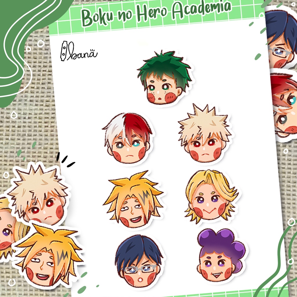 

Stiker Boku no Hero Academia BIJIAN Stiker Vinyl doff waterproof | by BANA