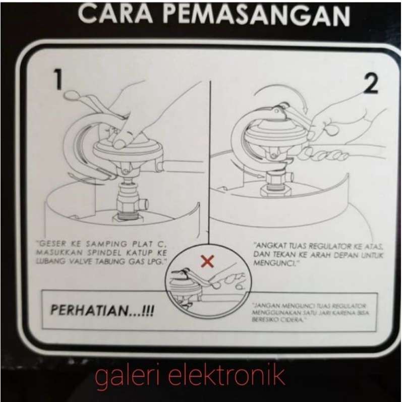 Regulator Gas,kepala gas,kompor gas Starcam meter SC-T12RM