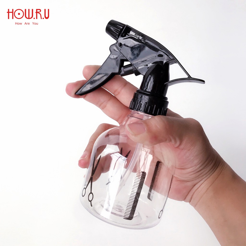 HOW.R.U | 250ml - Botol Spray Barber Multifungsi untuk disinfektan / salon