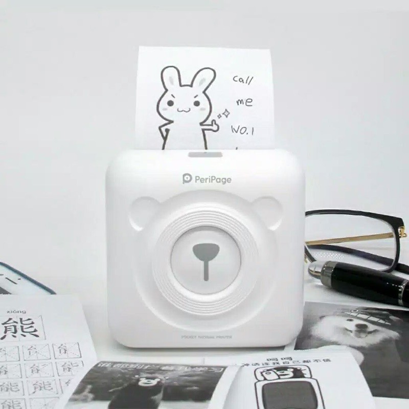 PeriPage 203 DPI Mini Portable Bluetooth Photo Printer Pocket Thermal Printing USB Connection Impres