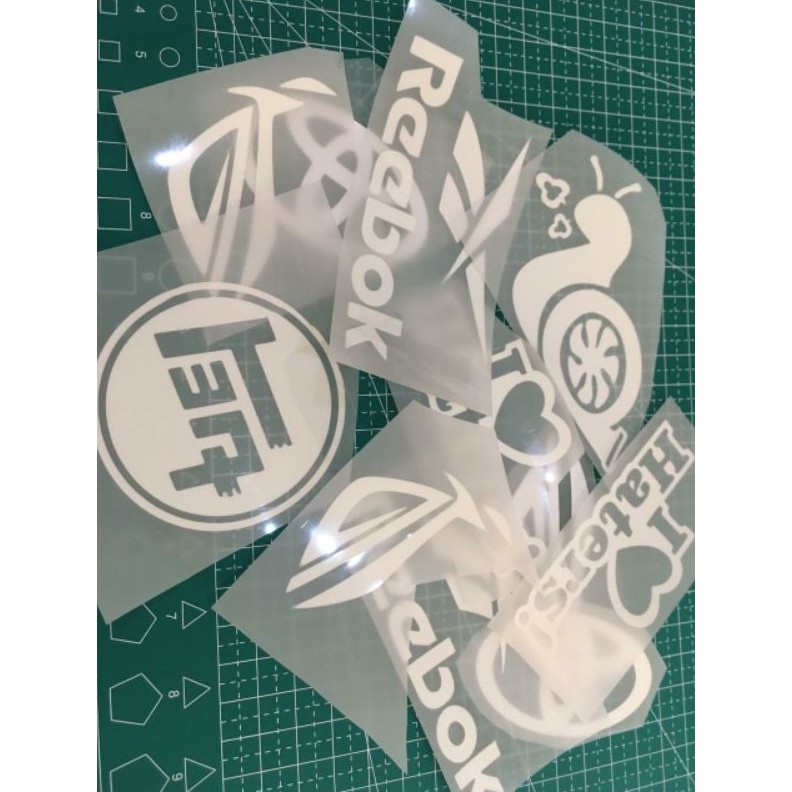 Cutting Logo Polyflex A5, A4, A3 PVC, PU Korea, Glow in the Dark