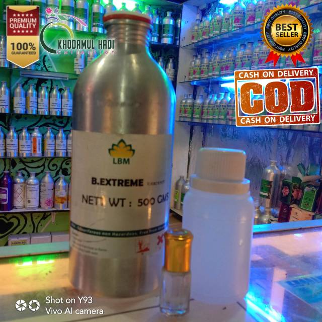 Bibit parfum BlG. Extrim 100ml Original tanpa campuran