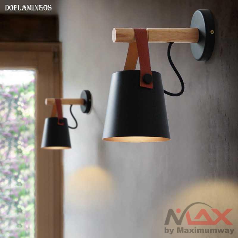 Lampu Dinding Gaya Retro Jadul Antik Lampu Dekorasi rumah Tua antik FOYER Cover Lampu Hias Dinding Ruang tamu klasik indah elegant Living Room decorasi decoration Hot Modern Wall Lamp Wood Iron Led Sconce Bedroom Decor Lighting Bedside Study Leather Hall