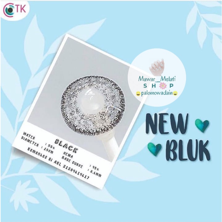 Softlens NEWBLUK orginal / softlen newbluk diameter 15 PLANO