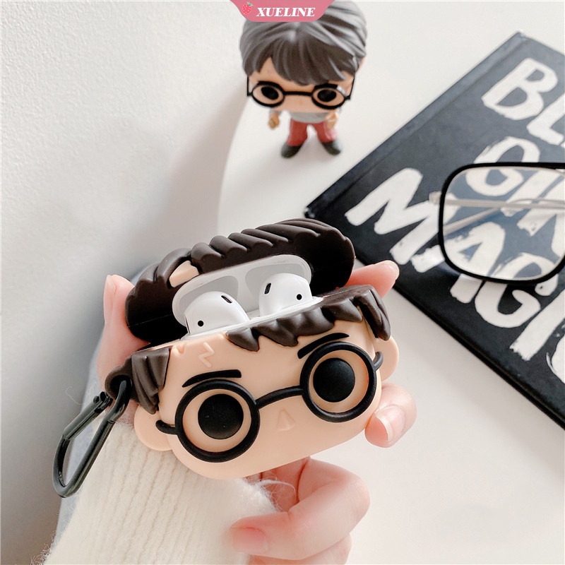 Casing Soft Case Silikon Motif Kartun Harry Potter Untuk Airpods 1 / 2 Pro