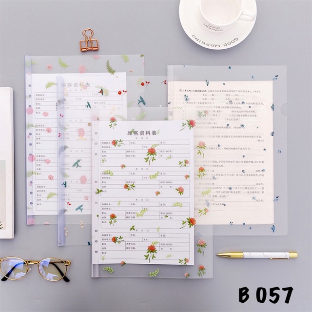 B 057 | PLASTIK JILID BUKU + SLIDE BINDER  | TULANG UNTUK JILID