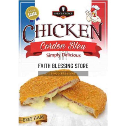

Chicken Cordon Bleu Cheese and Ham Sven's Choice