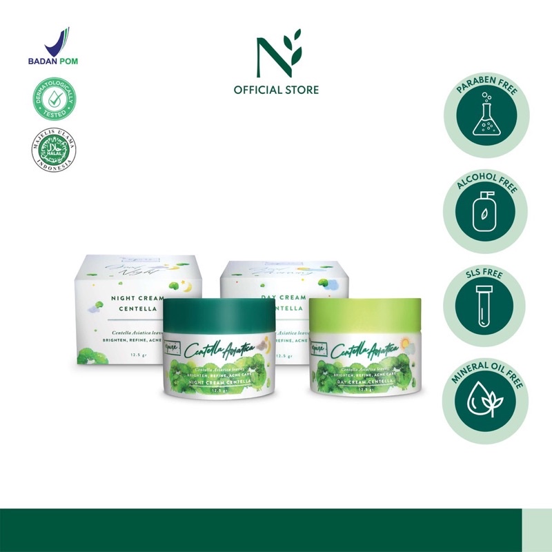 NPURE Day &amp; Night Cream Centella Asiatica Cica Series