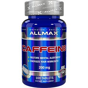 ALLMAX Nutrition Caffeine 200 mg 1 Tab Allmax Kafein Allmax Caffeine