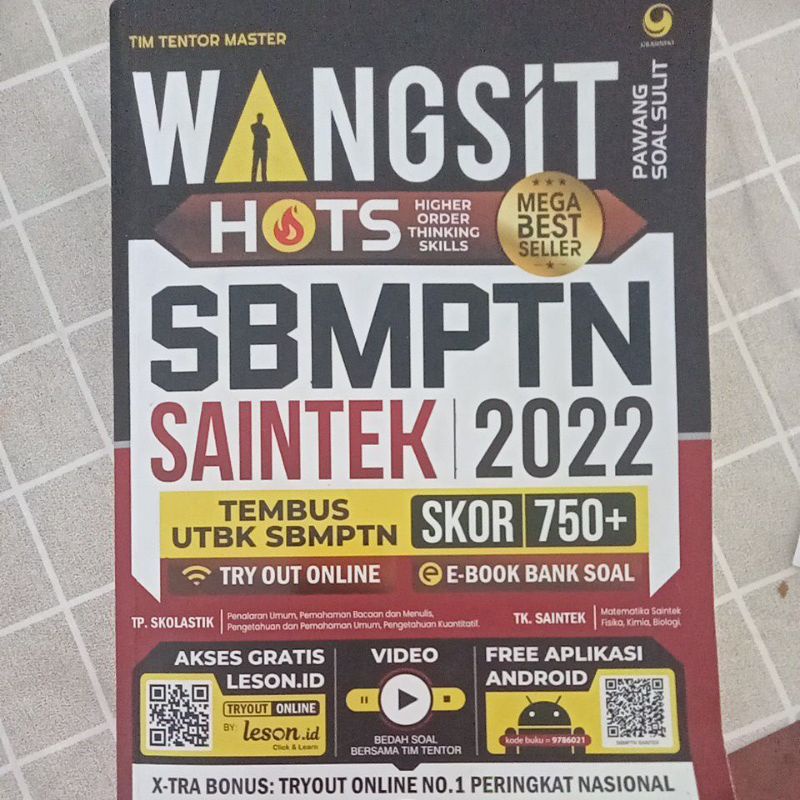 PRELOVED WANGSIT SAINTEK 2022