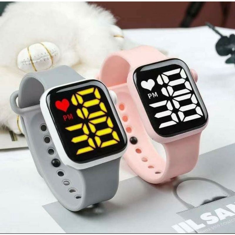 COD√Jam Tangan Digital Anti Air Rubber Touchscreen Fashion Import Pria Wanita Anak Remaja Premium