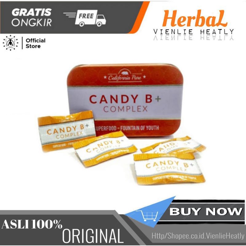 Jual Permen Candy B Complex Original 12 Pcs | Shopee Indonesia