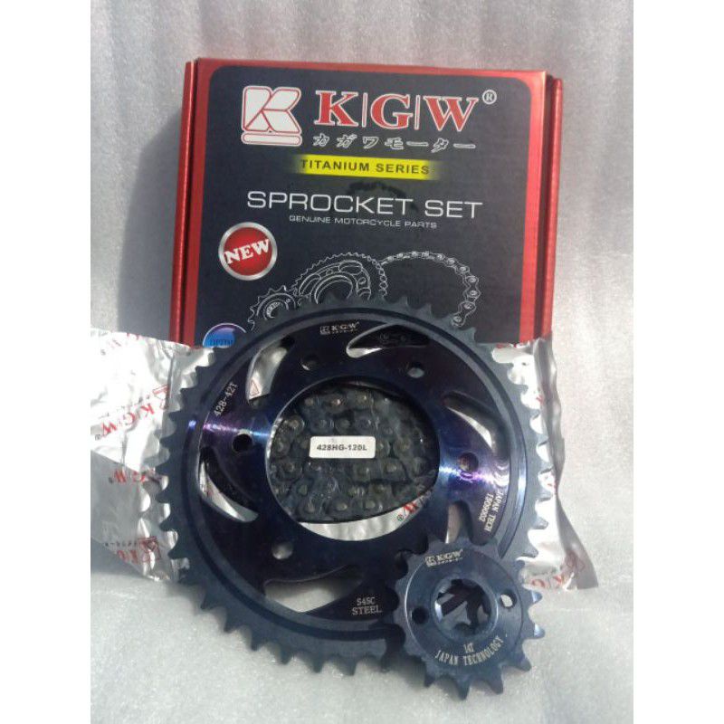 Gir  Gear  Sprocket Paket Set Chain Kit Kagawa