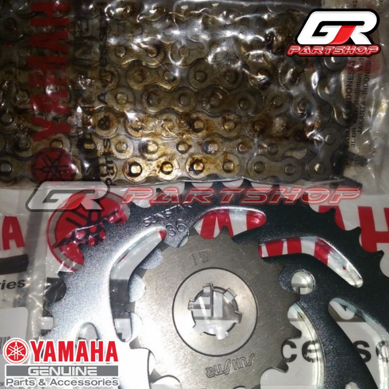 gear set jupiter z pnp f1zr ori ygp fizr fiz f1z r gir rantai rante drive chain sprocket girset