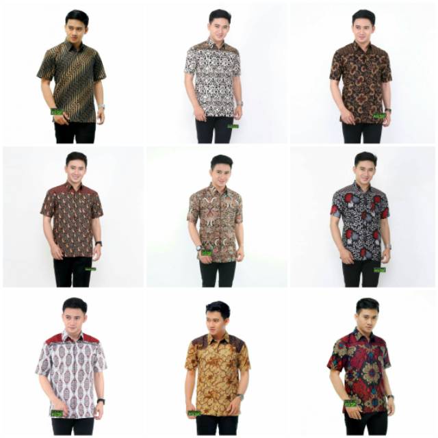 Suplier Bswart Batik Hrb026 Kenongo Hem Pendek Padi Pekalongan M L Xl Batik Pria Murah Modern Grosir jYkE6ljiD0Vyqd