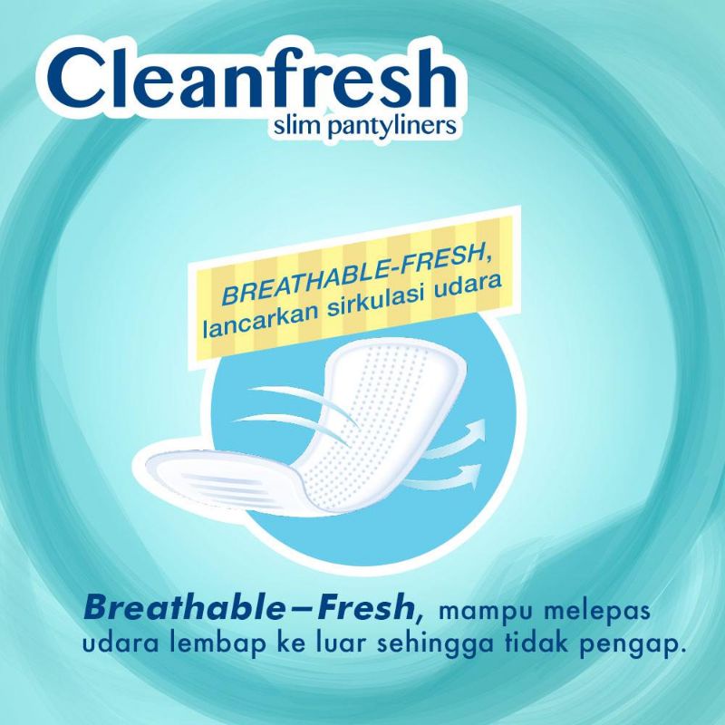 Laurier pantyliners cleanfresh 40 pcs - No perfumed