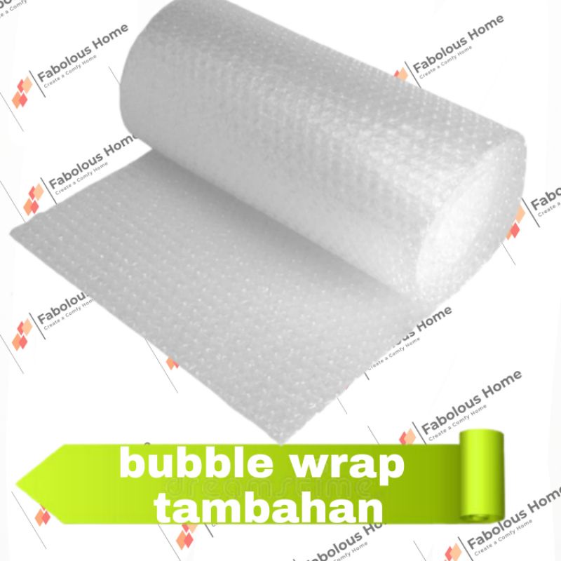 

Bubble wrap tambahan packing