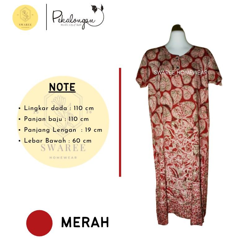 Baju Daster Murah Kekinian Batik Pekalongan Baju Wanita Modern Daster Busui Rayon Batik Wanita