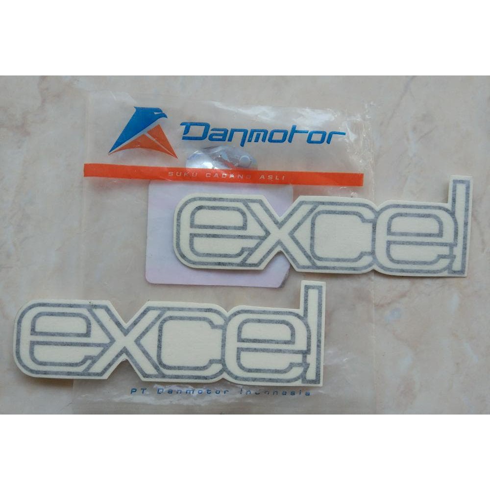 Danmotor Stiker Tepong Vespa Excel Warna Hitam 2 Pcs Shopee