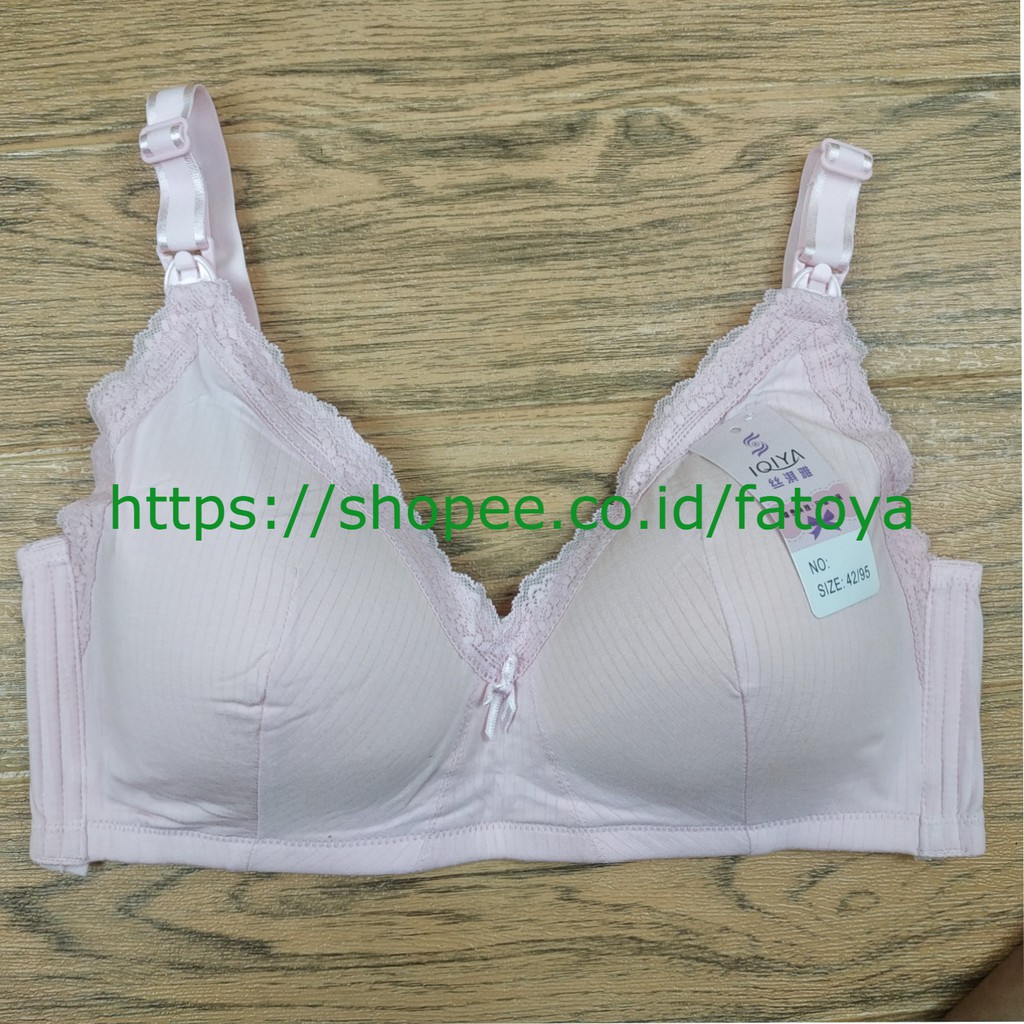 Bra BH Menyusui Import Premium Busa Tanpa Kawat-PINK