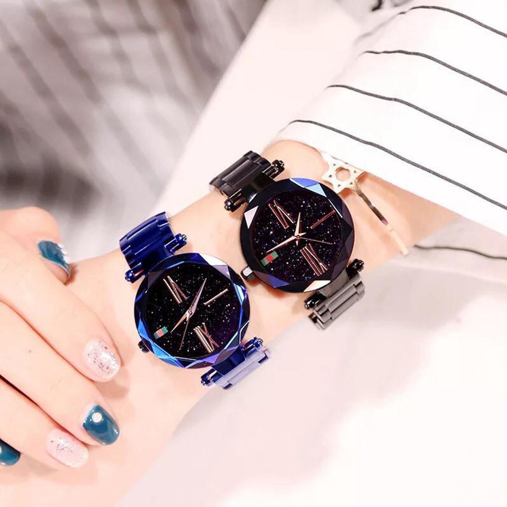 [✅COD] Jam Tangan Rantai Analog Watch Aksesoris Fashion Korean Style Wanita Cewek Anti Air Murah Couple Original