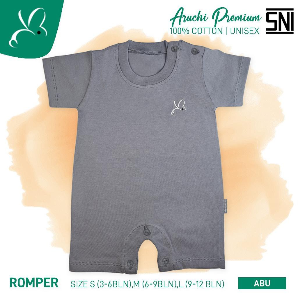 Aruchi PREMIUM romper segiempat Baju anak Baju bayi Romper bayi SNI (3-12 bln) CBKS