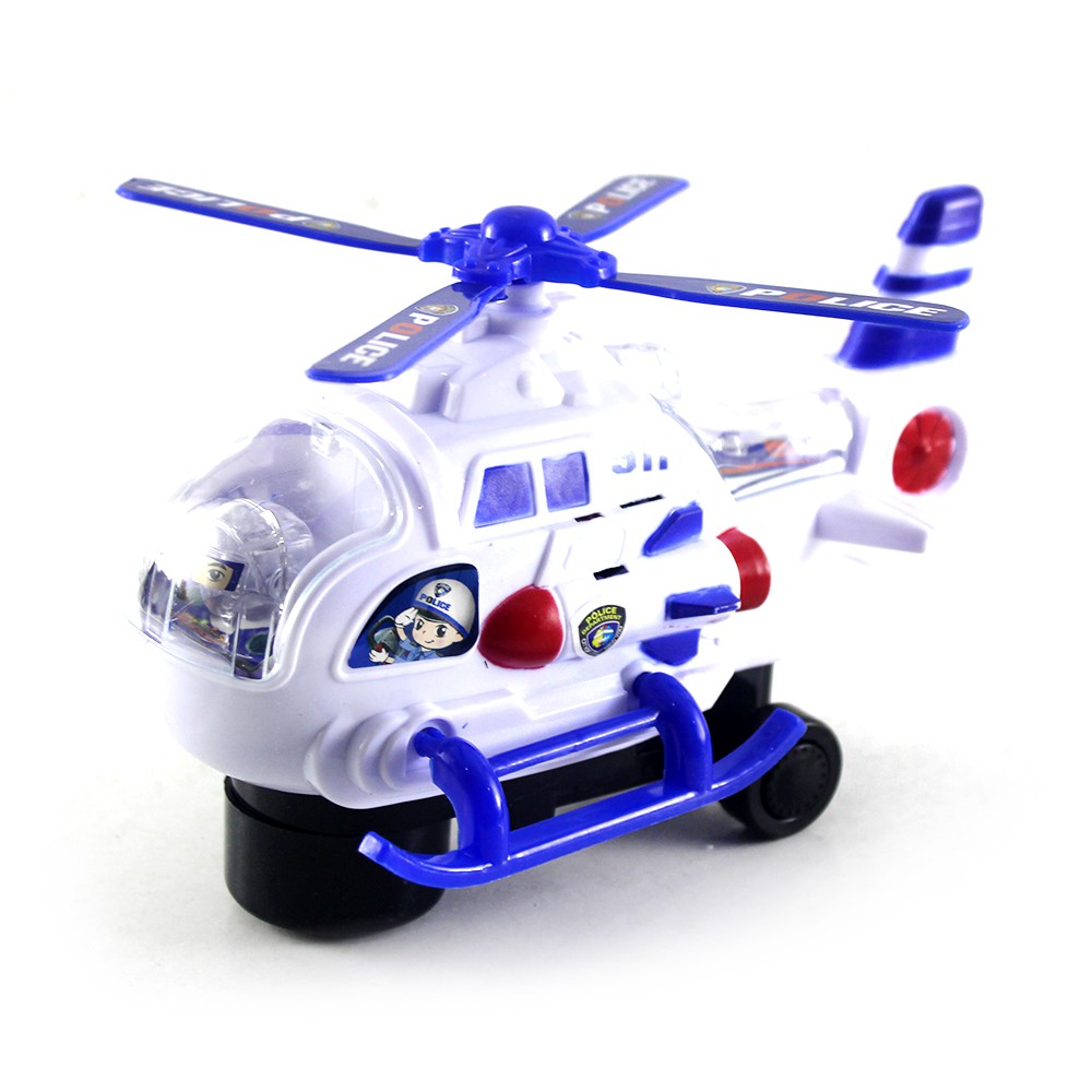  Mainan  Anak Laki Laki Pesawat Helikopter  Polisi Bersuara 